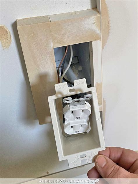 wainscoting outlet box extension